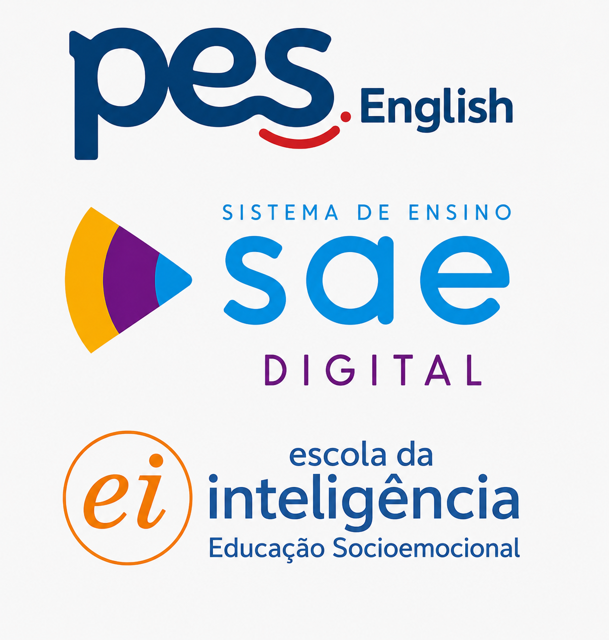 PES English · SAE Digital · Escola da Inteligência